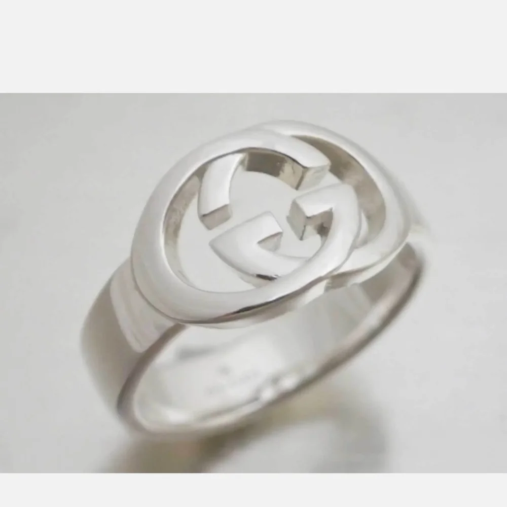 GORGEOUS STERLING SILVER 925 GUCCI RING SIZE 6 to 7 - Picture 4 of 8
